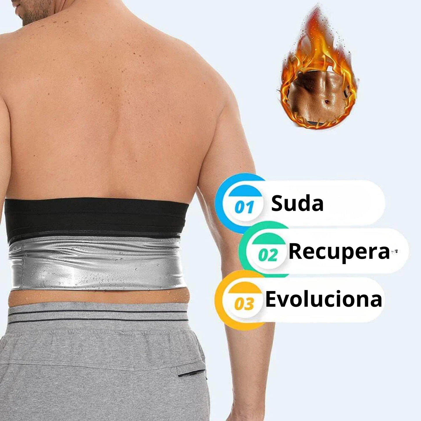 Cinturón sauna reductor de cintura